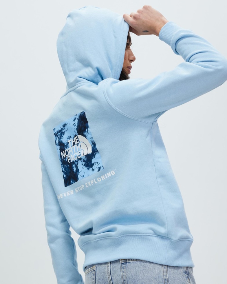 The North Face Box Nse Pullover Hoodie Beta Blue