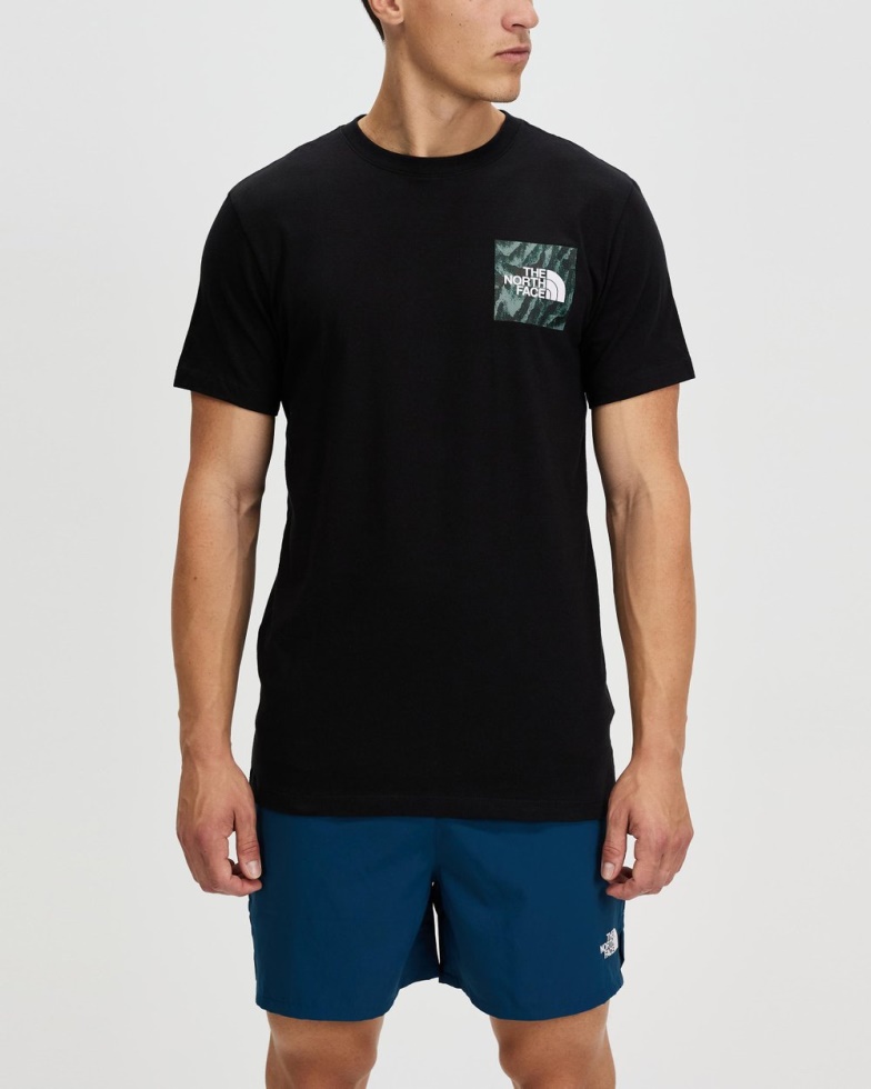 Ss Fine Tee Black The North Face