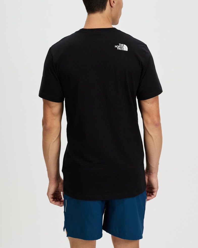 Ss Fine Tee Black The North Face