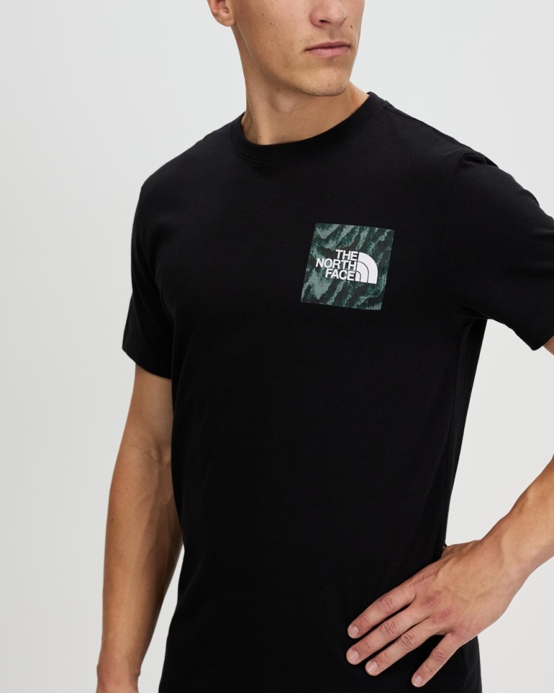 Ss Fine Tee Black The North Face