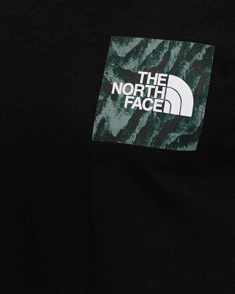 Ss Fine Tee Black The North Face