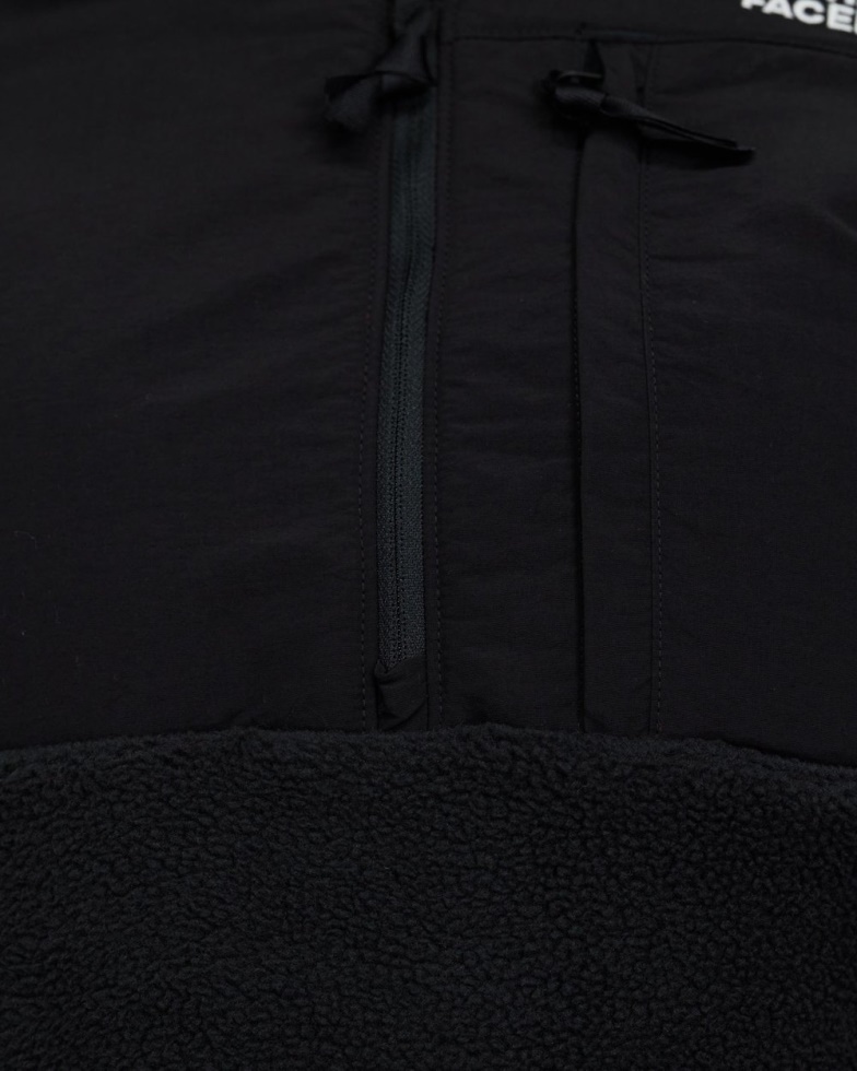 Black Cropped Denali Fleece Jacket The North Face