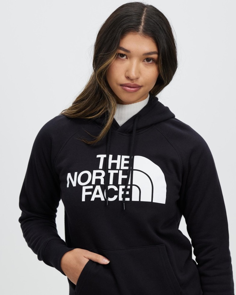 The North Face Half Dome Pullover Hoodie Black & White