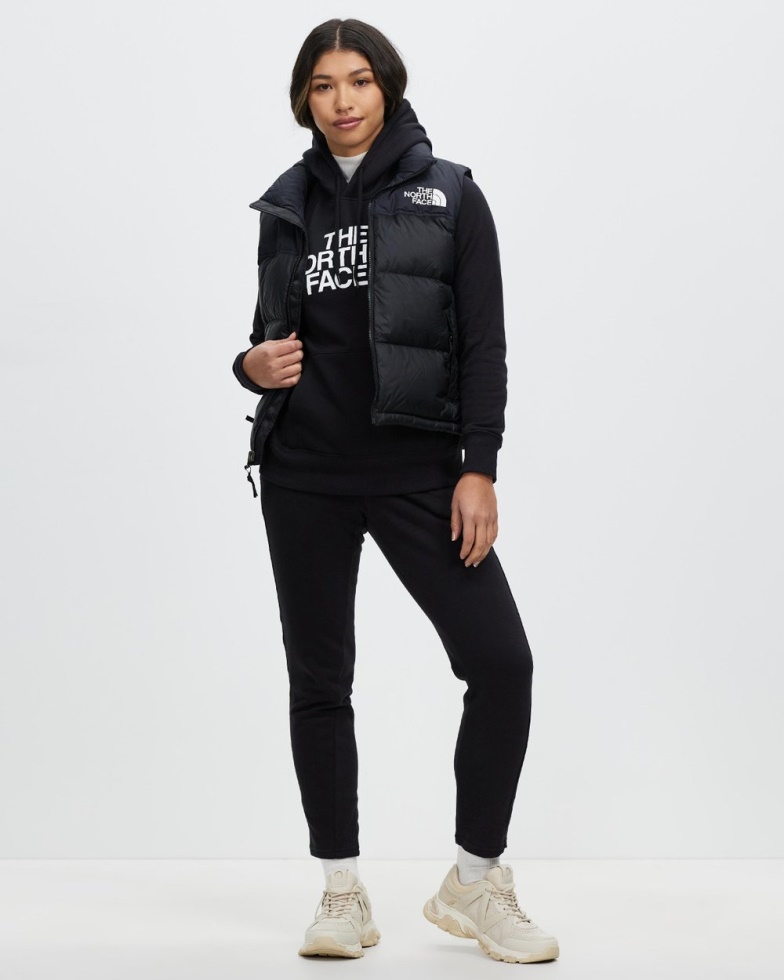 The North Face Half Dome Pullover Hoodie Black & White