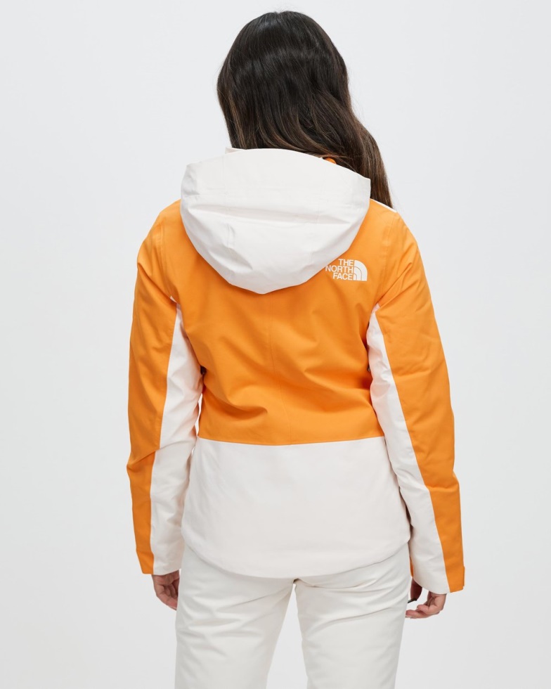 Orange & White The North Face Lenado Jacket