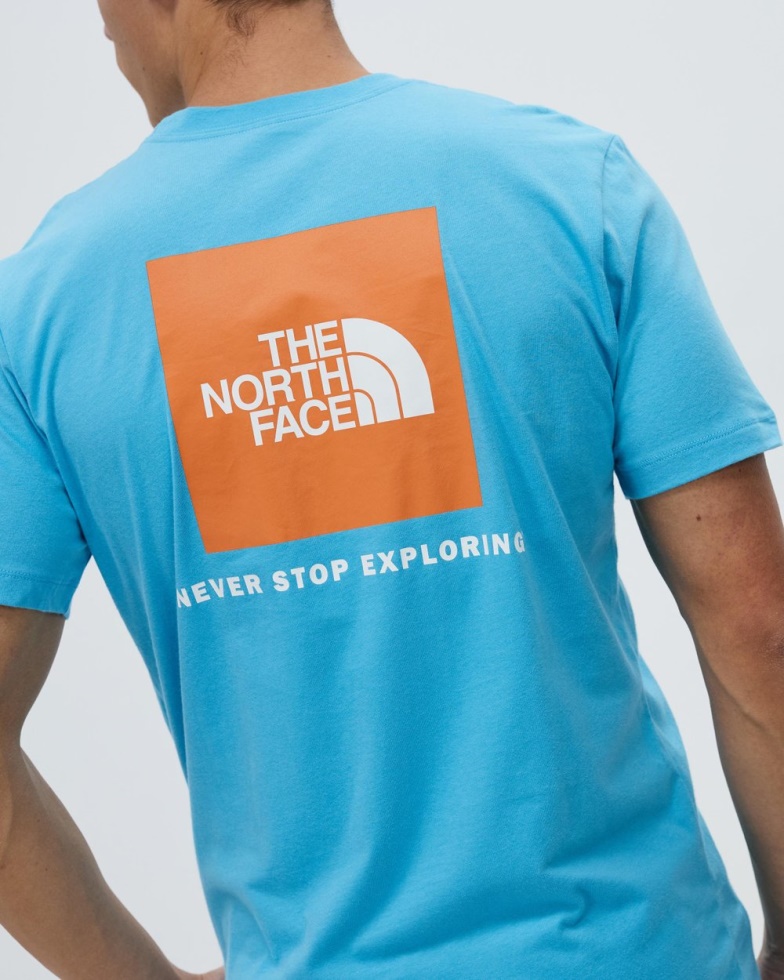 Short Sleeve Box Nse Tee The North Face Norse Blue