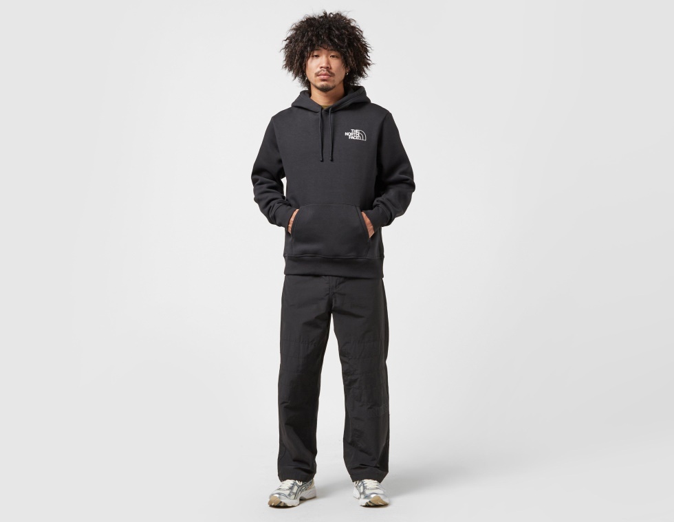 Black Swirl Logo Hoodie The North Face