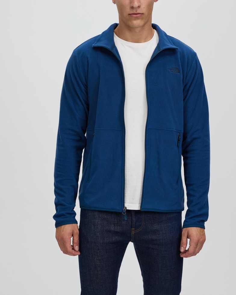 Blue The North Face Tka Glacier Full Zip Jacket