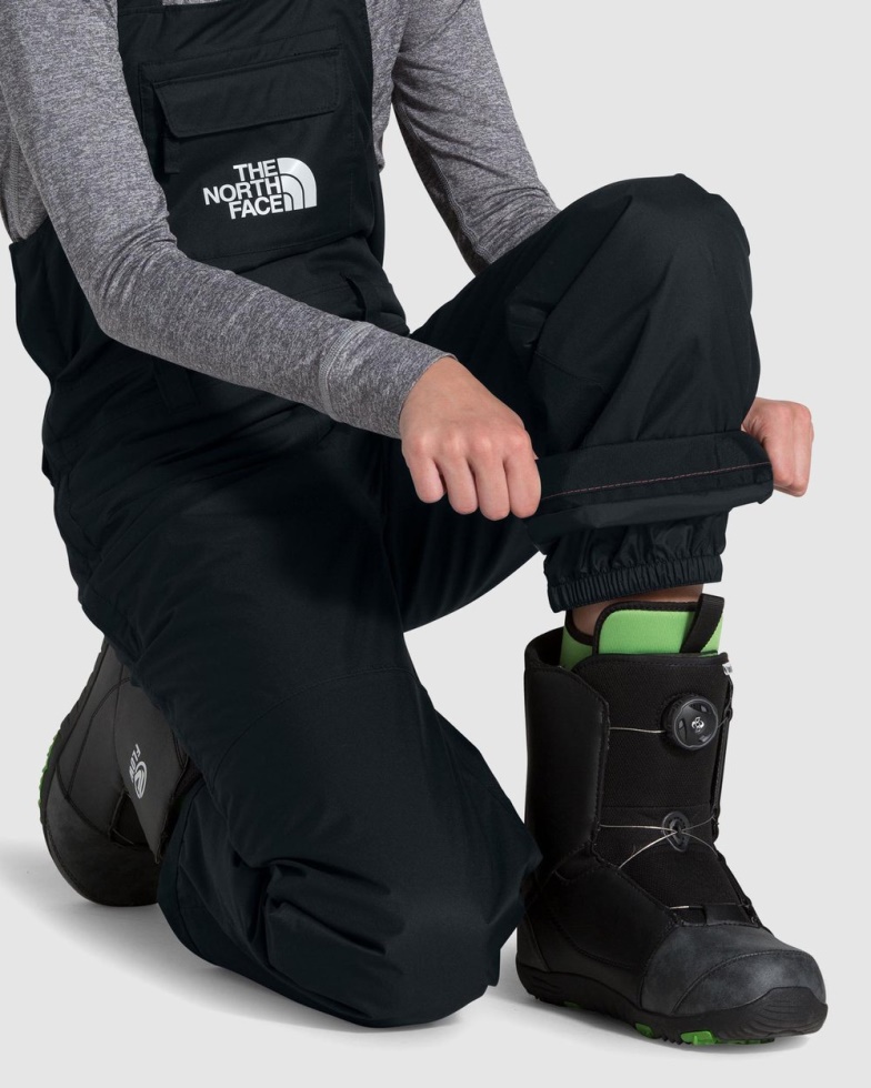 Freedom Insulated Bib Kids Black The North Face