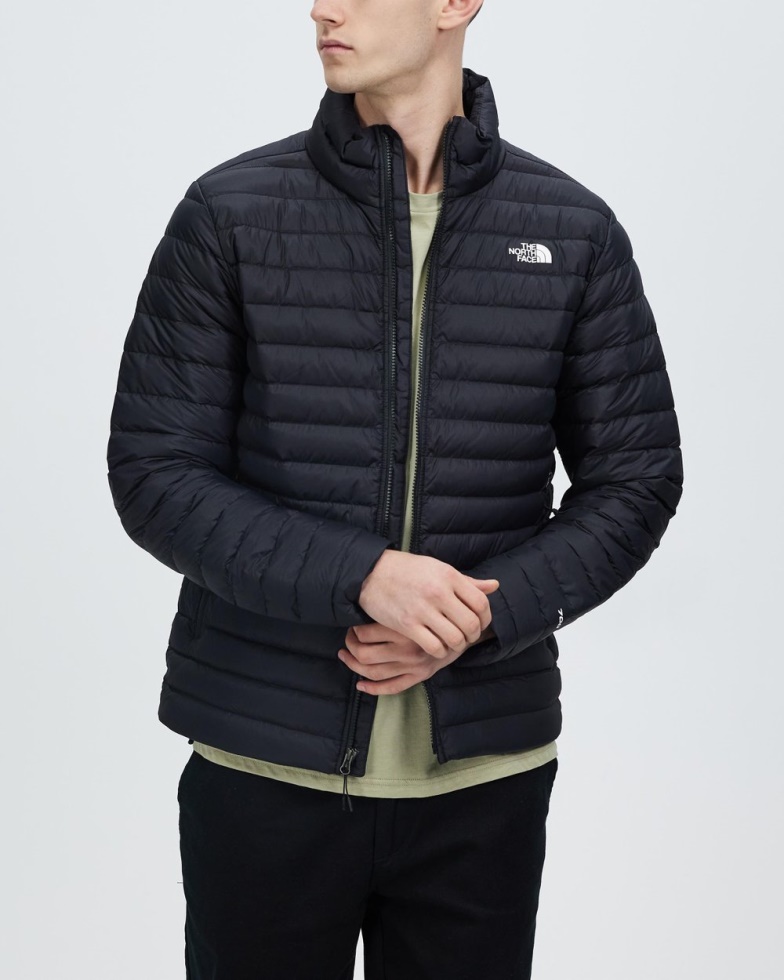 Black The North Face Stretch Down Jacket