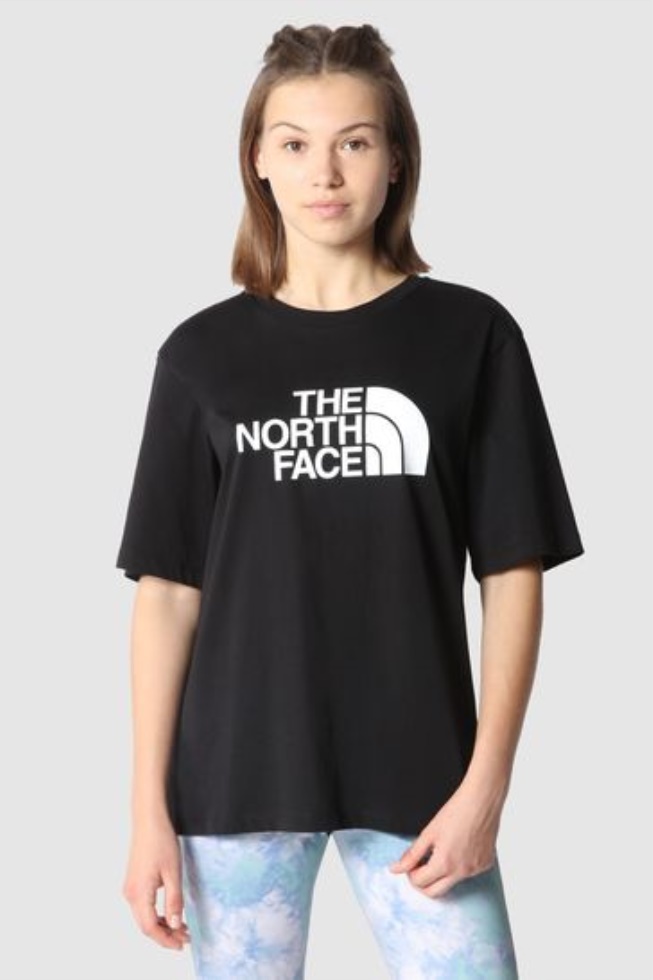 Black Relaxed Boyfriend Easy T-Shirt The North Face