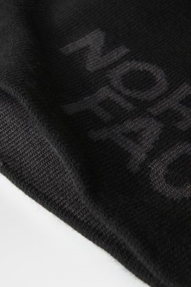 Black Reversible Banner Beanie Hat The North Face