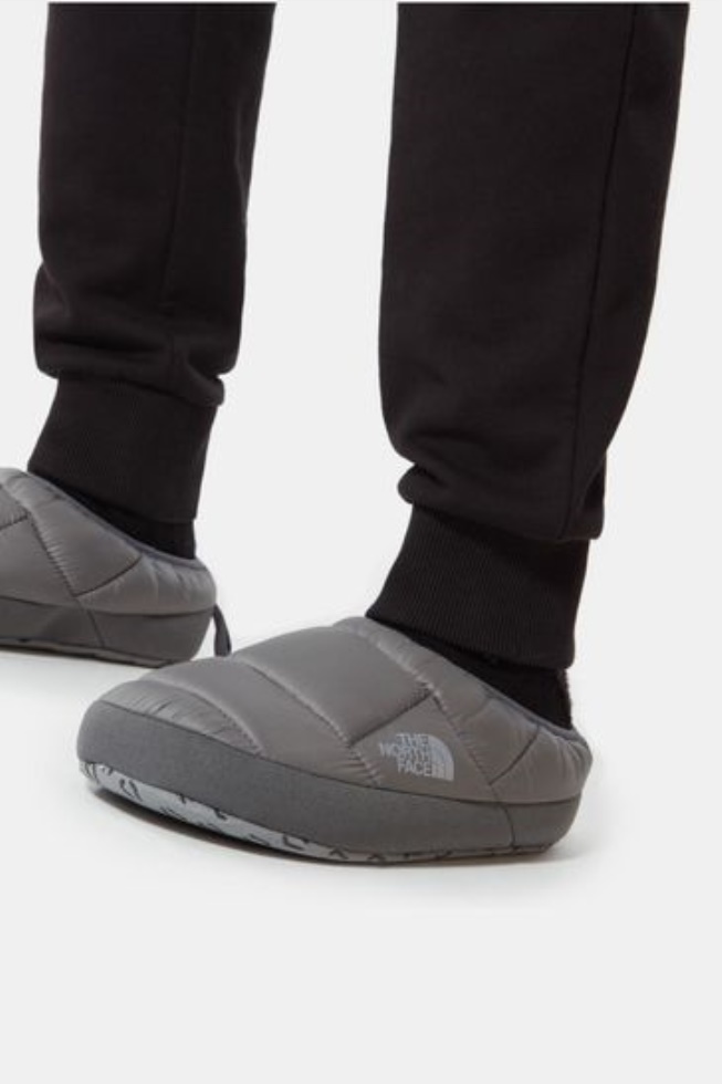 Grey Thermoball V Traction Winter Tent Mule Slippers The North Face
