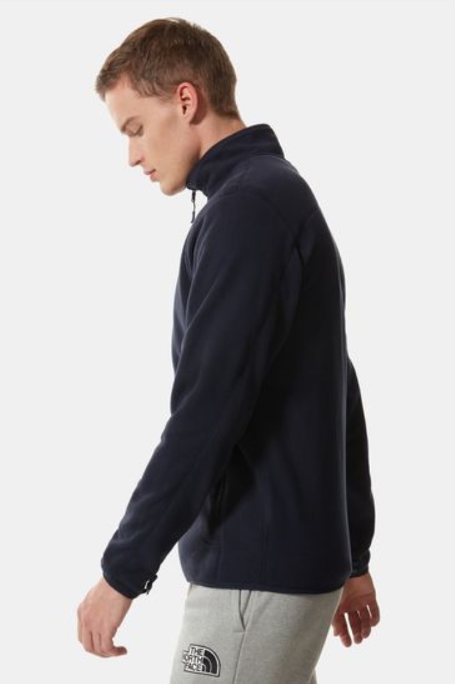 Navy Glacier Full Zip Fleece The North Face