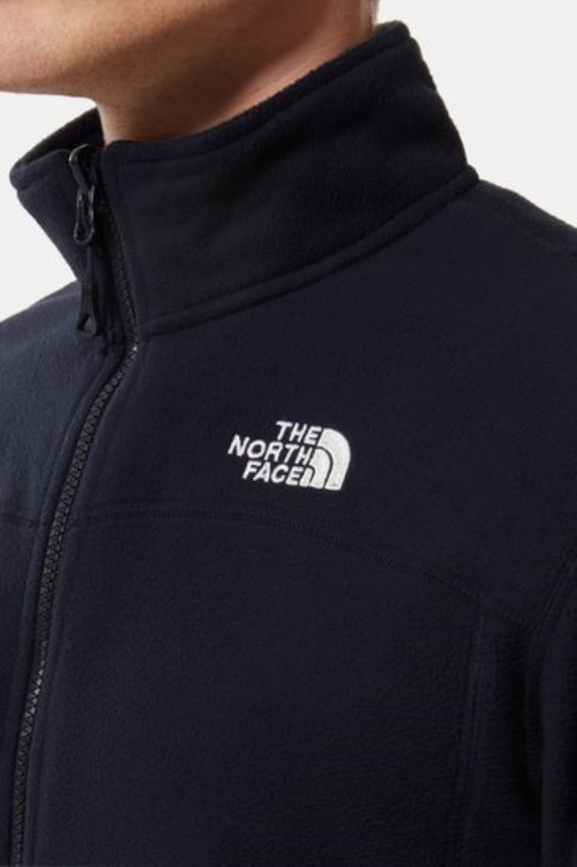 Navy Glacier Full Zip Fleece The North Face