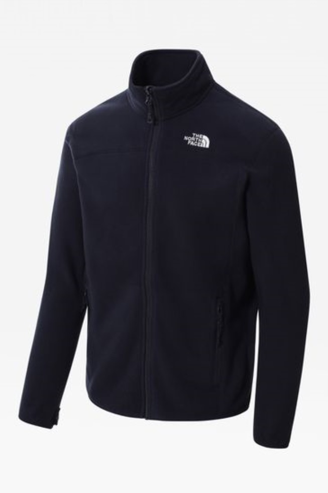 Navy Glacier Full Zip Fleece The North Face