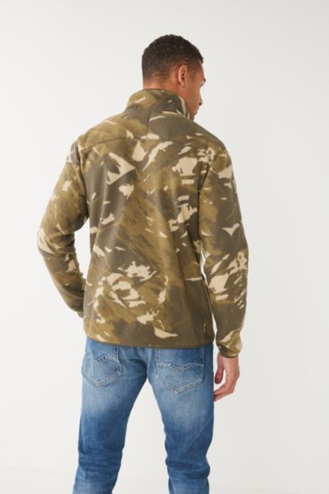 The North Face 100 Glacier Quarter Zip Fleece Green