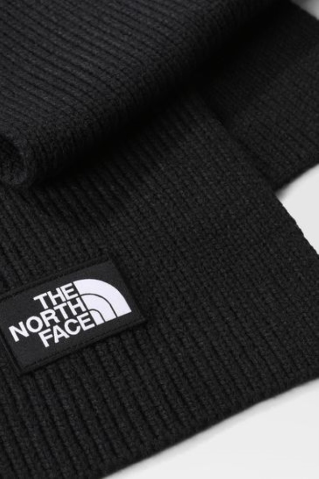 The North Face Logo Box Black Scarf