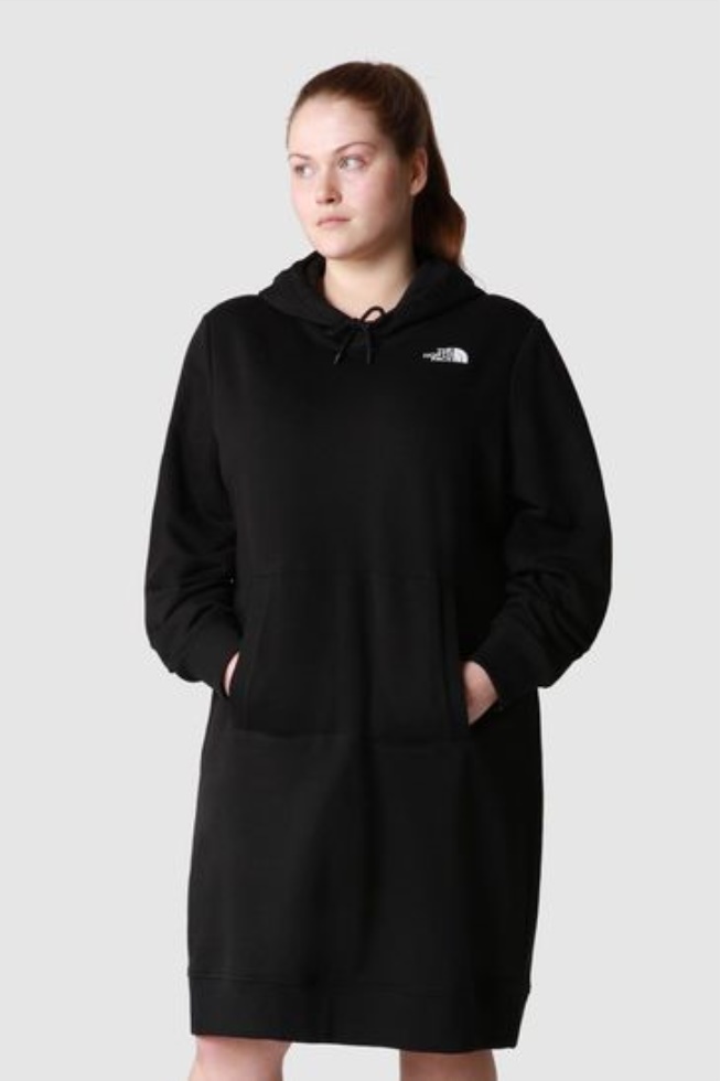 The North Face Plus Size Black Hooded Sweat Dress