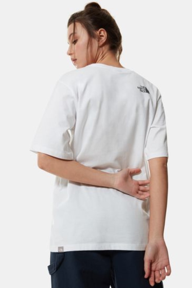 White The North Face Boyfriend Simple Dome T-Shirt