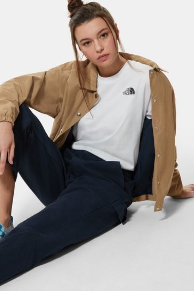 White The North Face Boyfriend Simple Dome T-Shirt