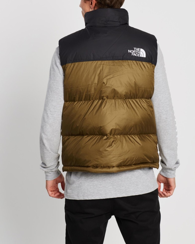 1996 Retro Nuptse Vest Military Olive The North Face