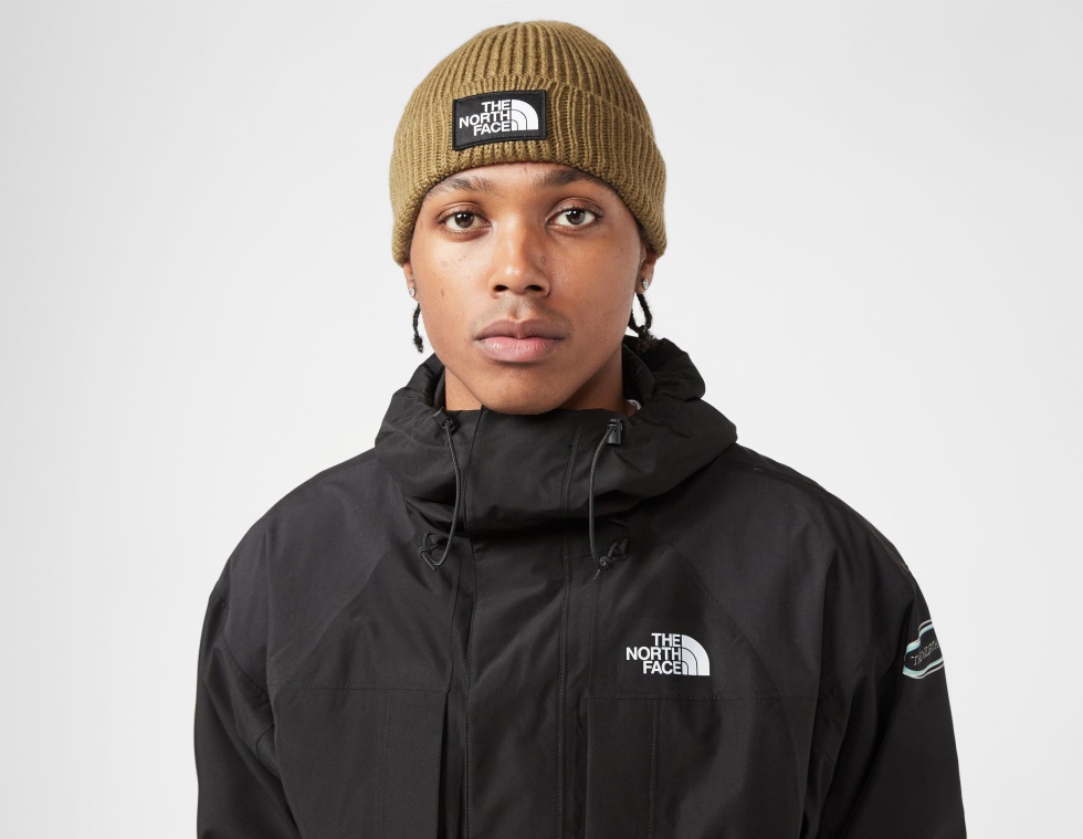 Logo Box Cuffed Beanie The North Face Green