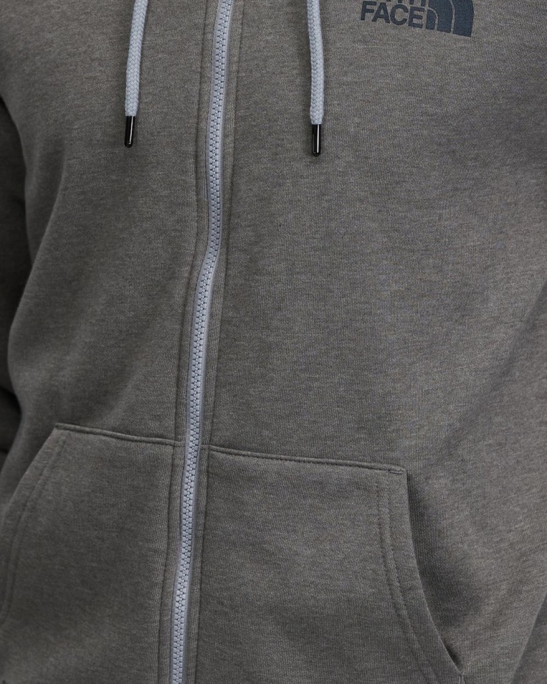 Grey The North Face Brand Proud Full Zip Hoodie