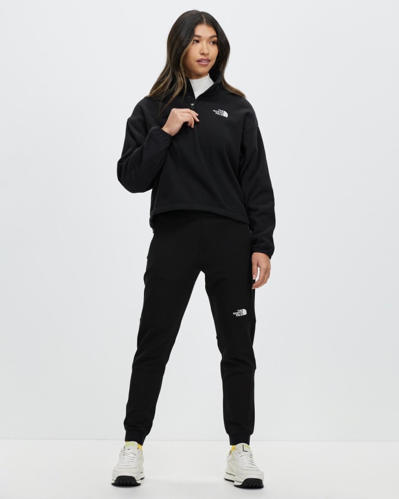 Black The North Face Tka Kataka 1/4 Zip Fleece