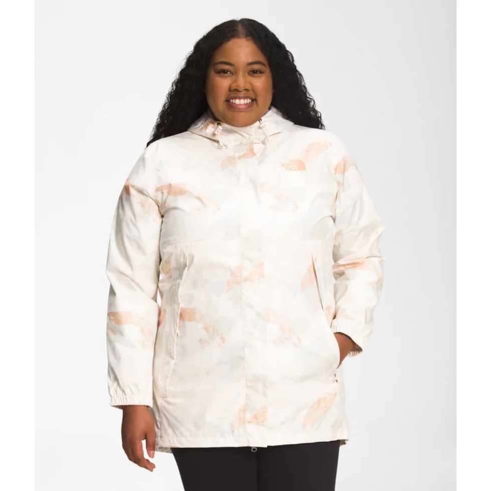 Apricot Canyon Women Printed Plus Antora Parka The North Face