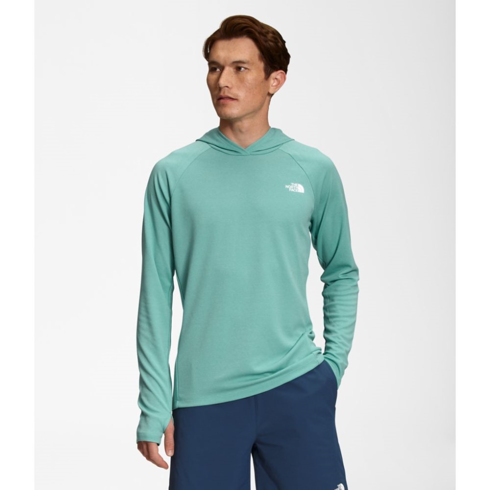 Basin Blue The North Face Men Wander Sun Hoodie