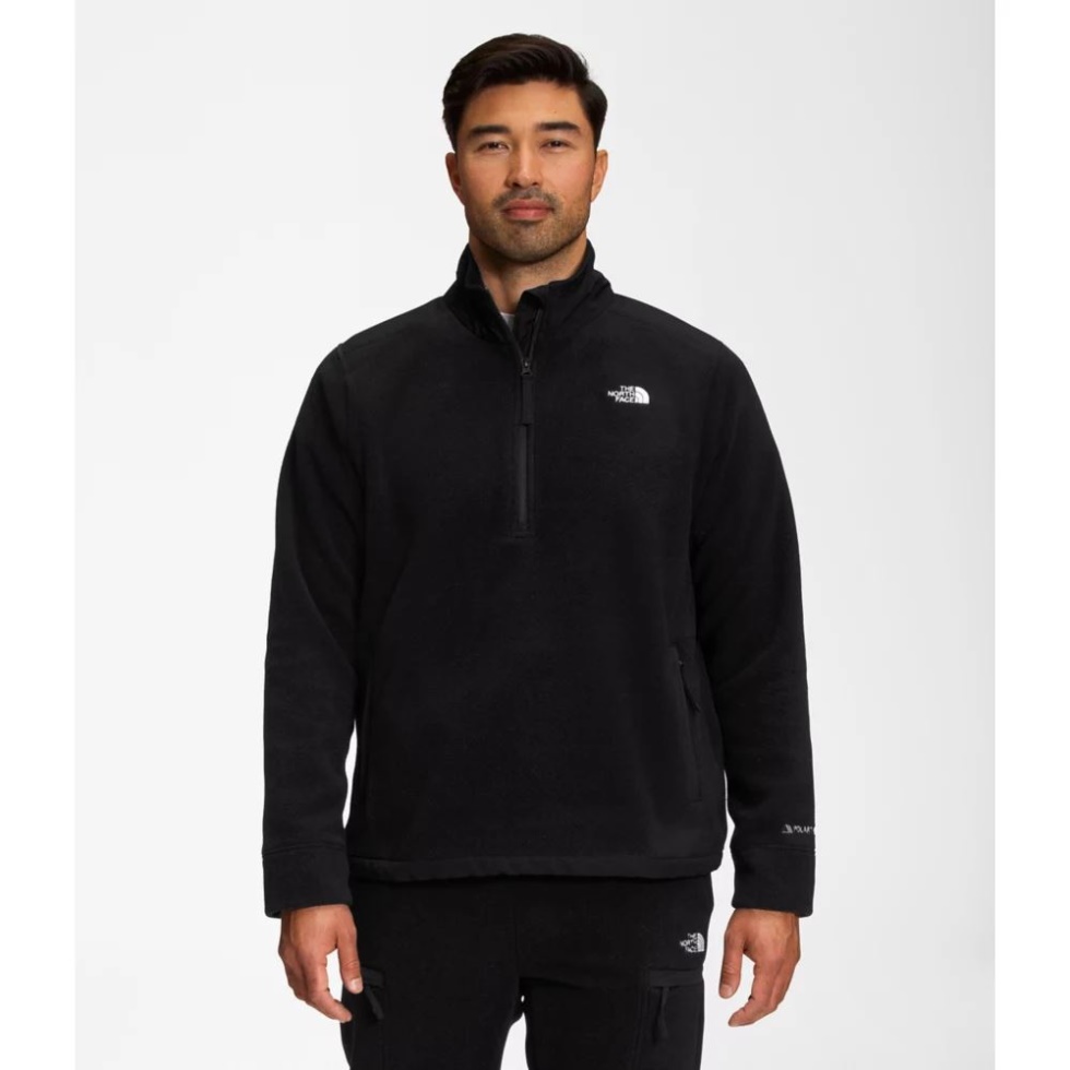 Black The North Face Men Alpine Polartec 200 Zip