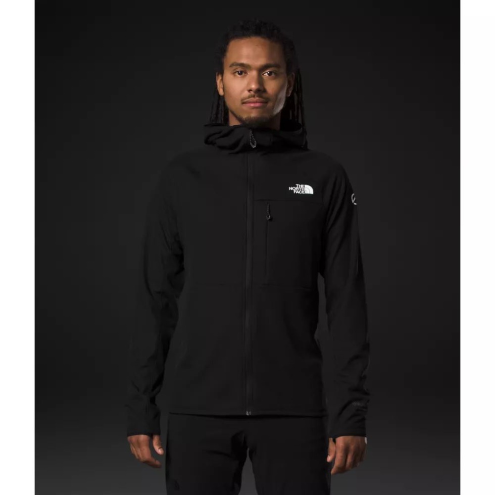 Black The North Face Men Summit Series Futurefleece Full Zip Hoodie