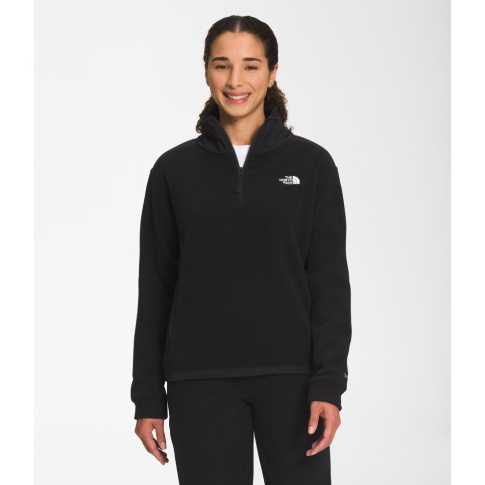 Black The North Face Women Alpine Polartec 200 Zip