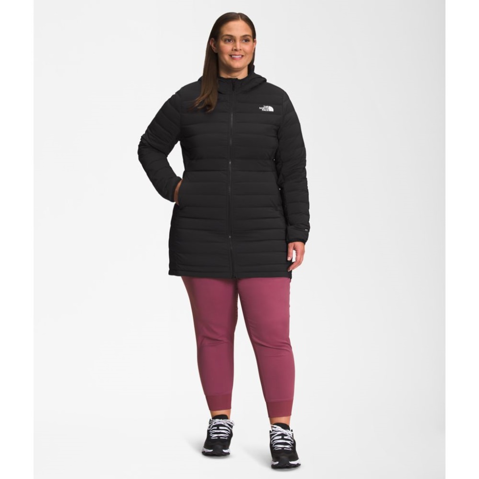Black The North Face Women Plus Belleview Stretch Down Parka