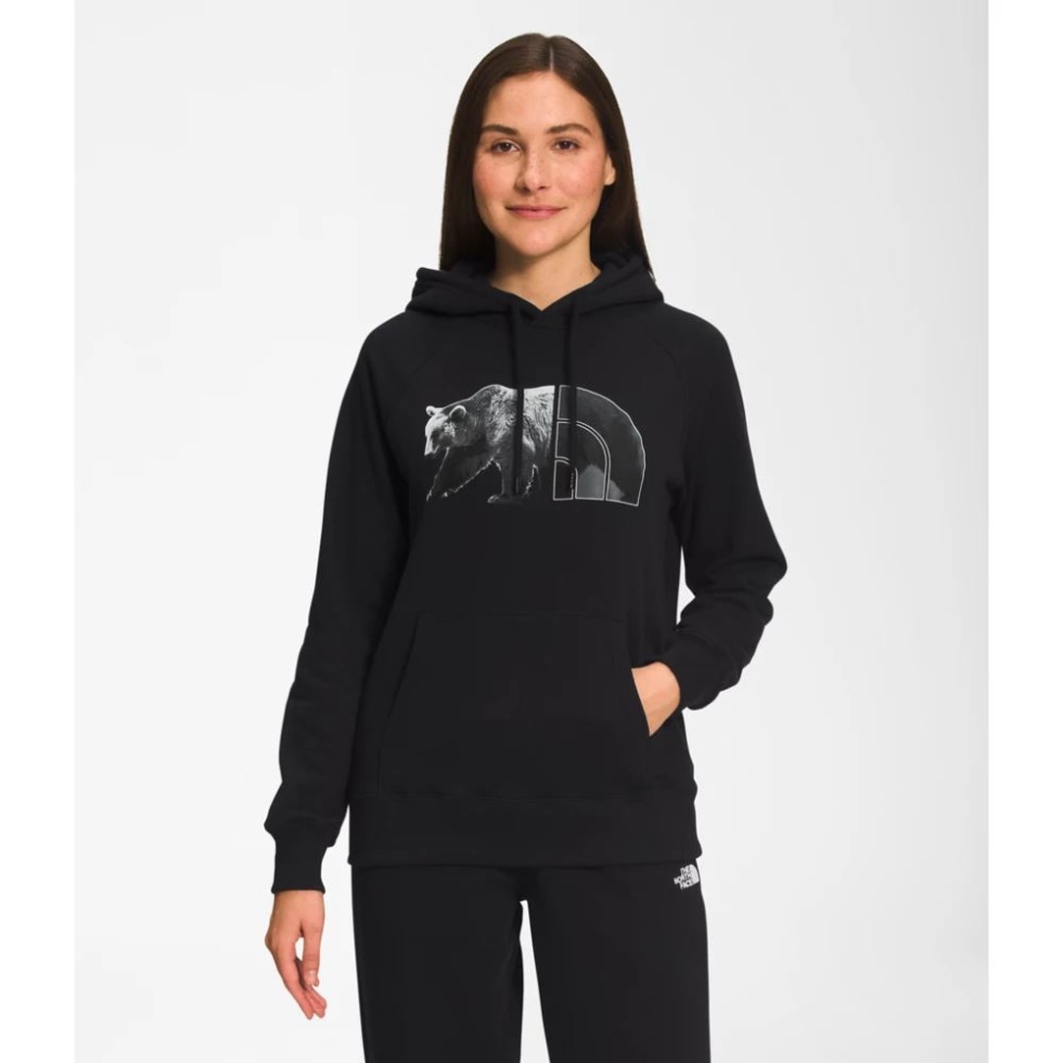 Black The North Face Women Tnf Bear Hoodie