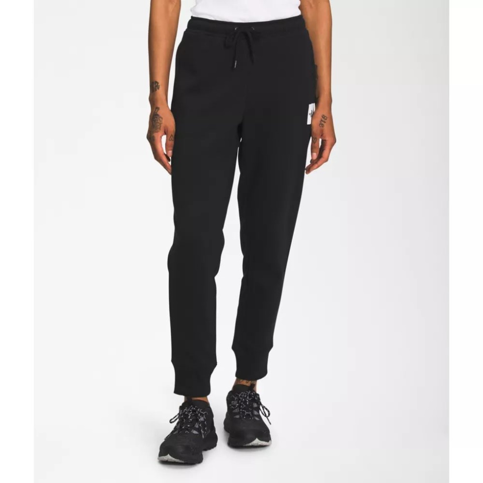 Black White The North Face Women Box Nse Joggers