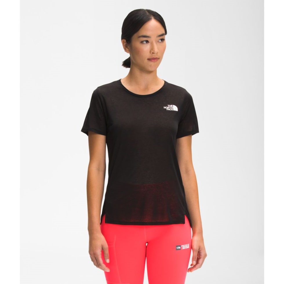 Black Women Sunriser Short Sleeve Shirt The North Face