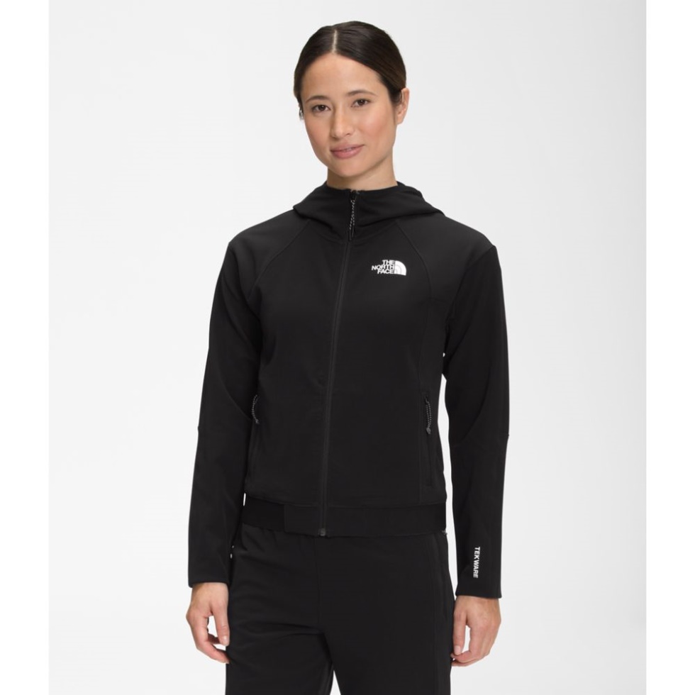 Black Women Tekware Full Zip Hoodie The North Face