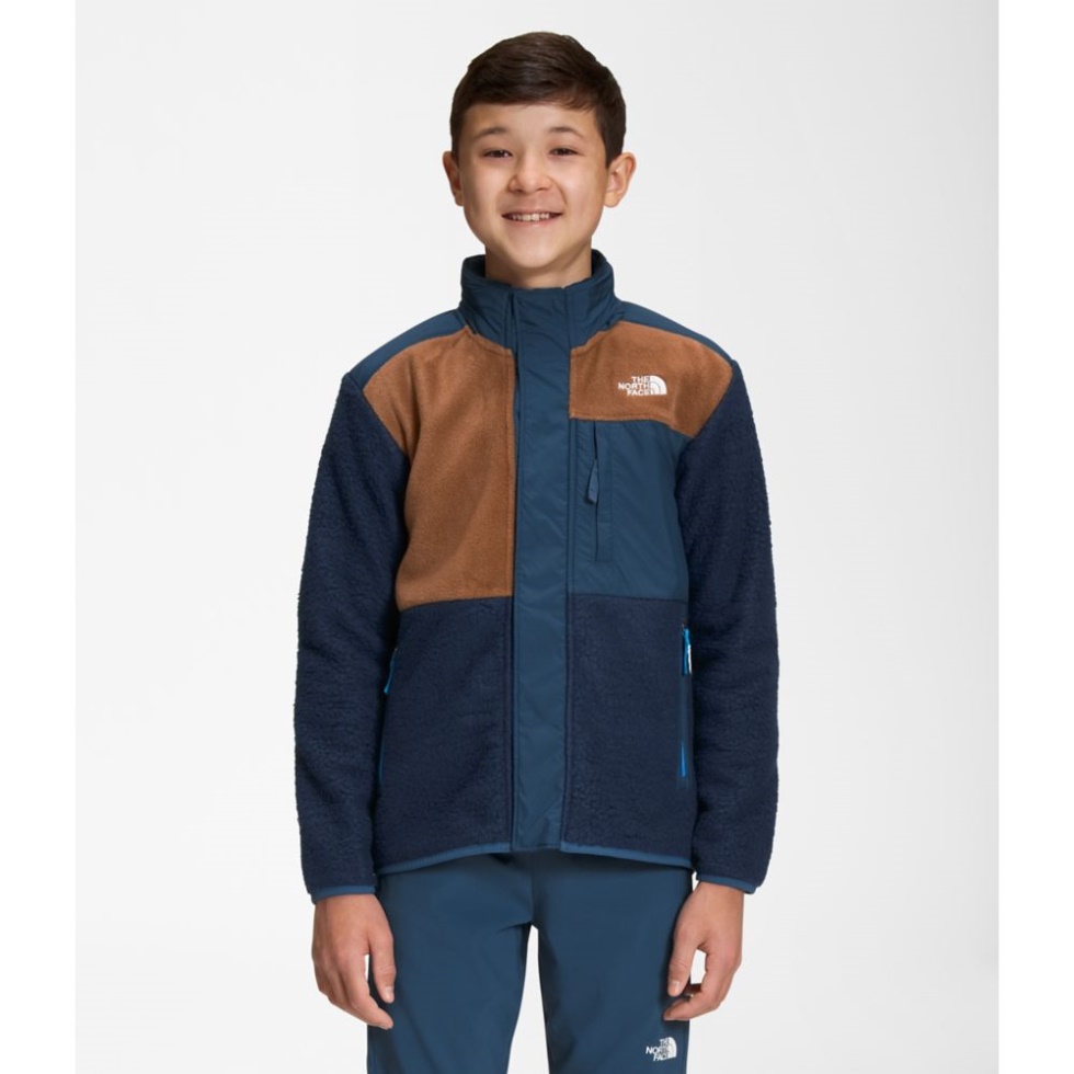 Boys Forrest Fleece Mashup Jacket The North Face Summit Navy
