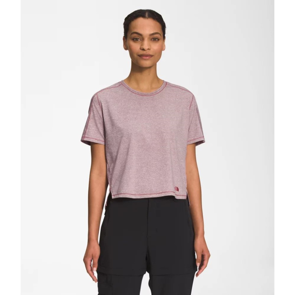 Ginger Heather The North Face Women Ea Dawndream Relaxed Short Sleeve