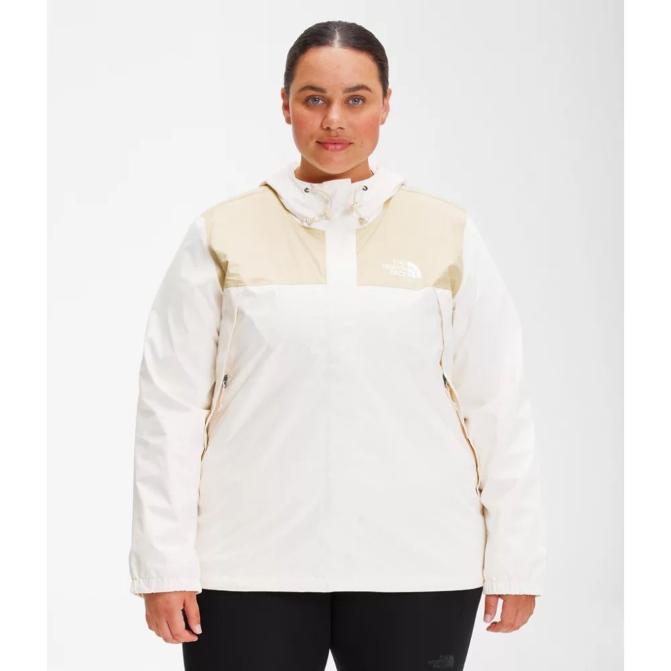 Gravel White Women Plus Antora Jacket The North Face