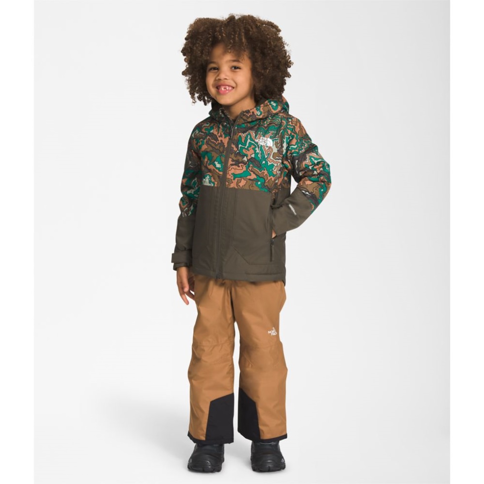 Kids Freedom Insulated Jacket The North Face New Taupe Green
