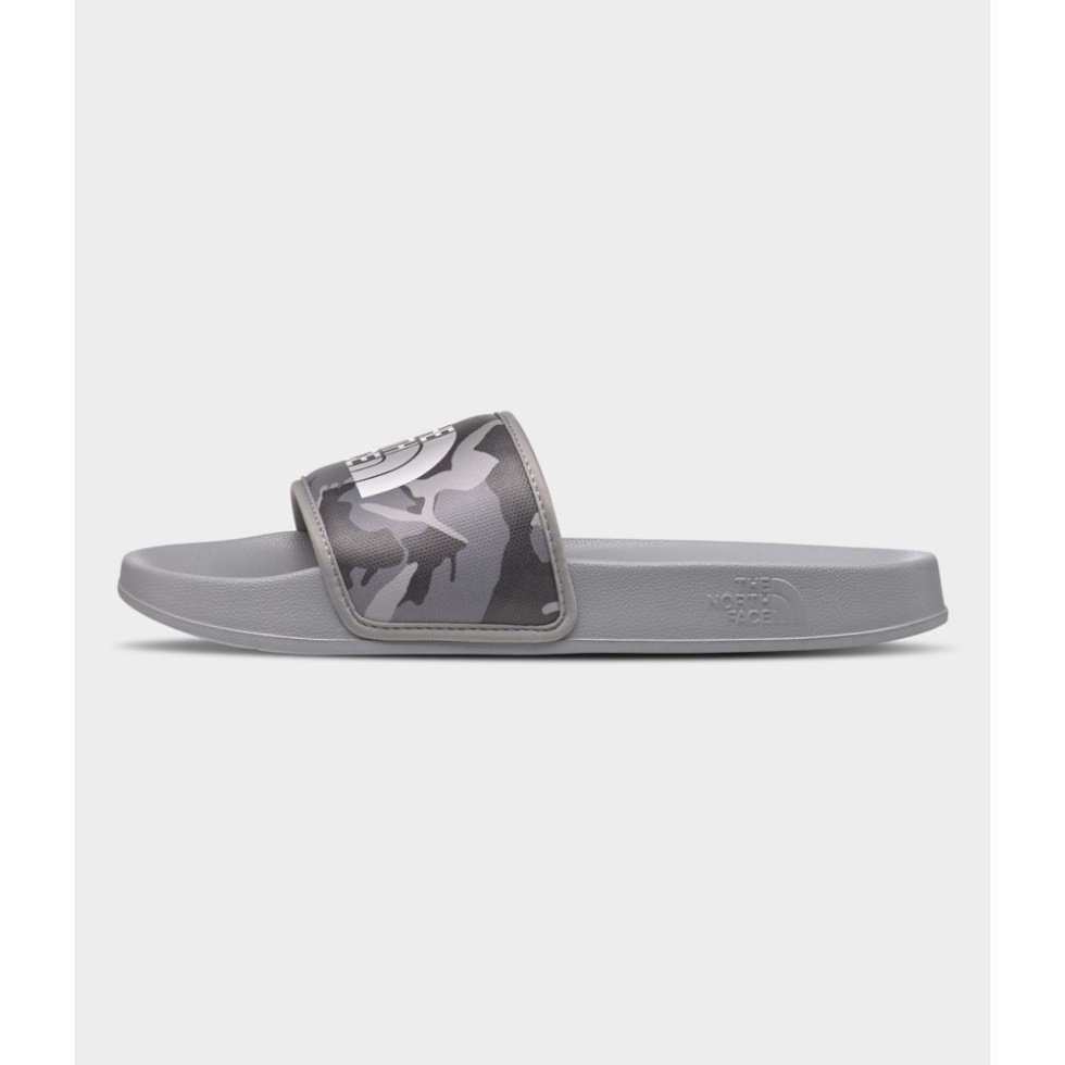 Men Base Camp Iii Slides Grey The North Face
