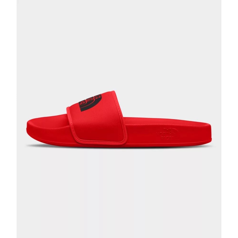 Men Base Camp Iii Slides The North Face Red Black