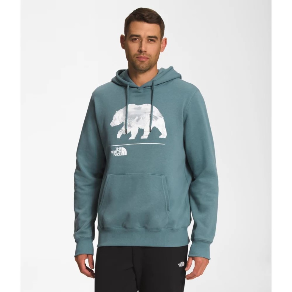 Men Bearscape Pullover Hoodie Blue The North Face