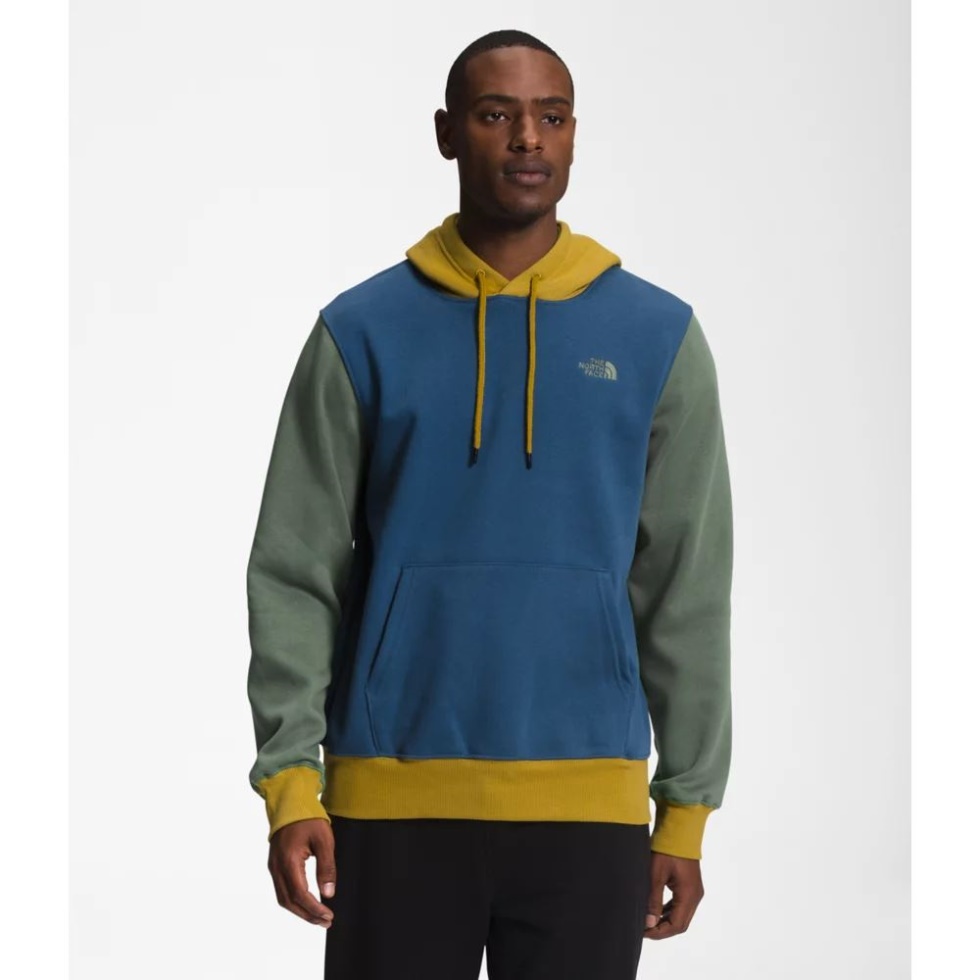 Men Color Block Pullover Hoodie Thyme The North Face