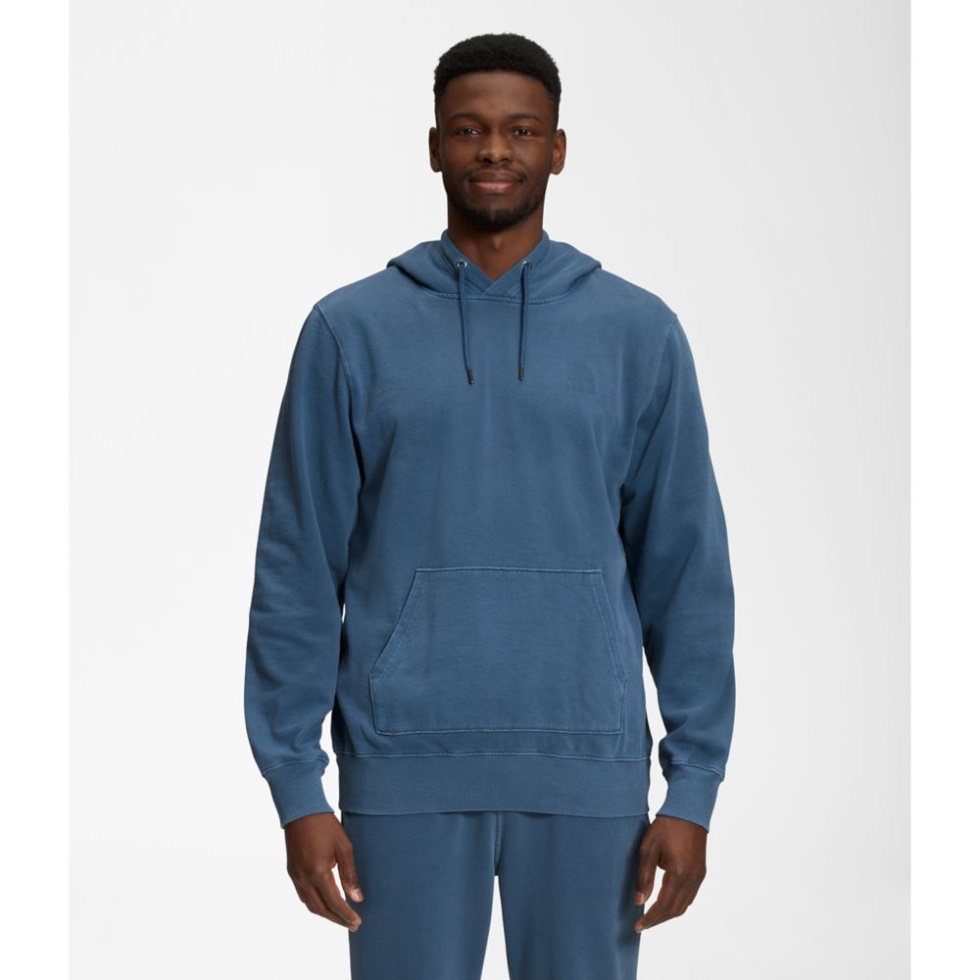 Men Garment Dye Hoodie Shady Blue The North Face