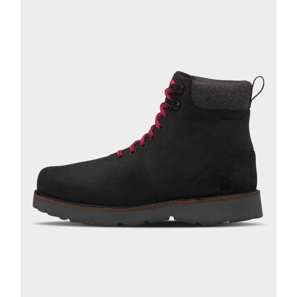 Men Work To Wear Lace Ii Waterproof Boots Black The North Face