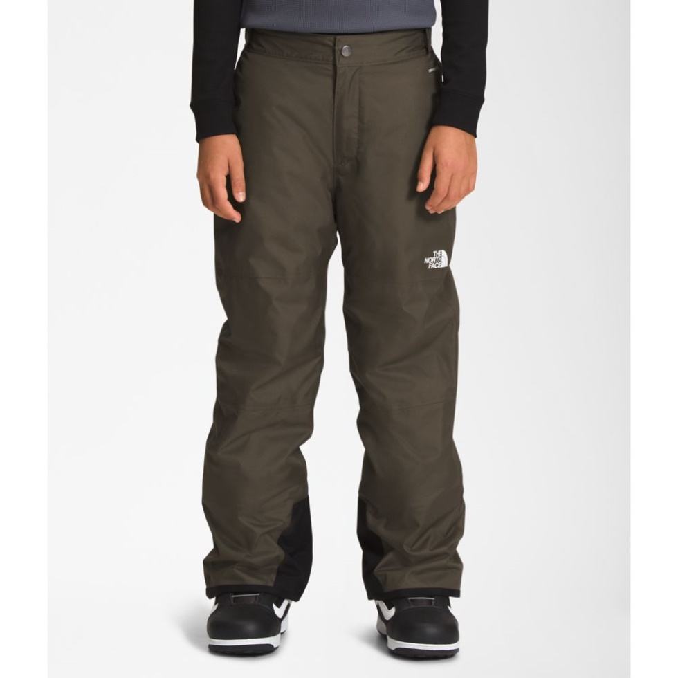 New Taupe Green Boys Freedom Insulated Pants The North Face
